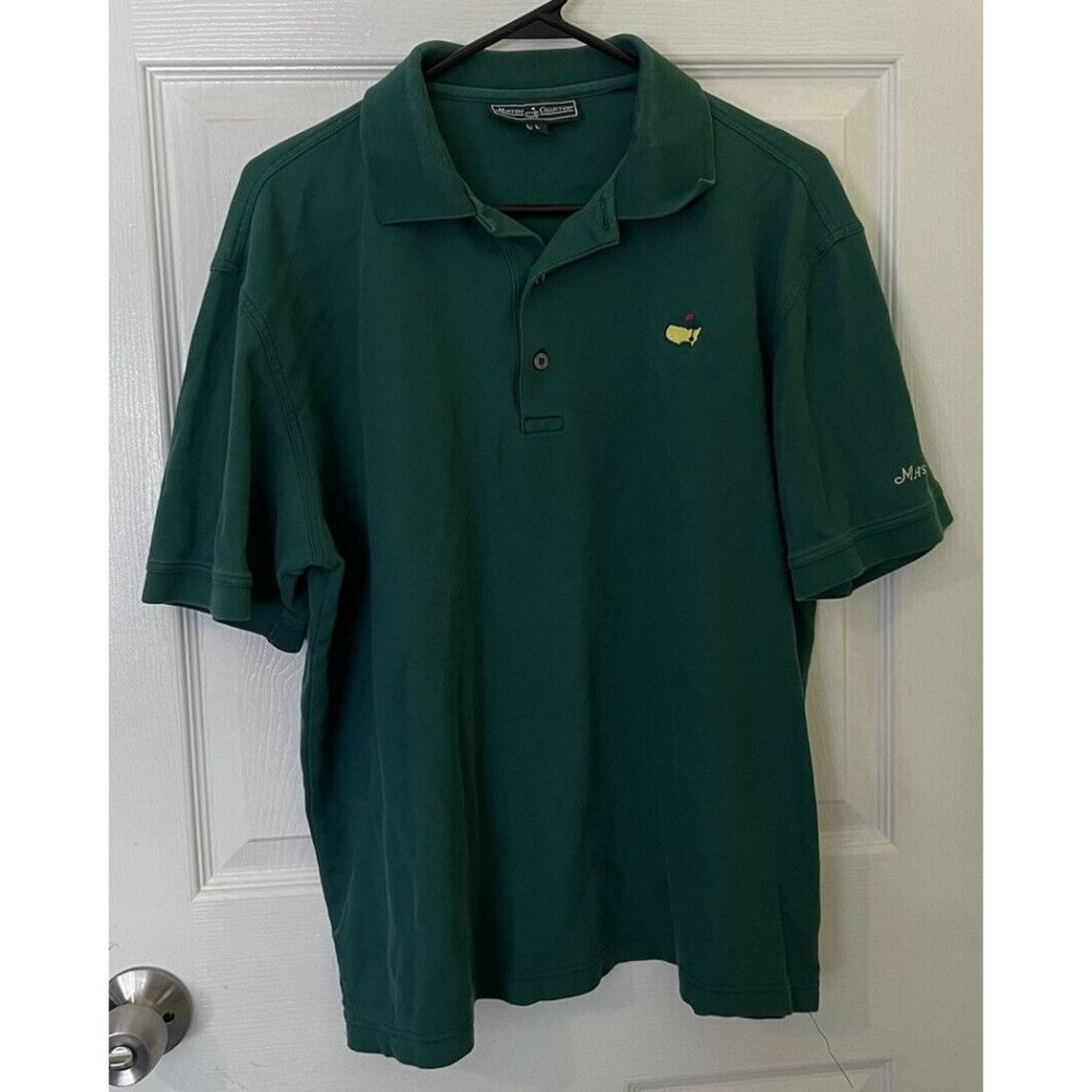 Master’s Collection Green Golf Polo Short Sleeve Shirt Men’s Size Large